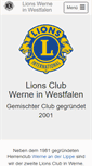 Mobile Screenshot of lions-werne.de